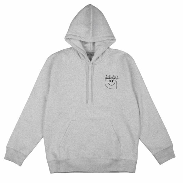 HOODED SMILEY SWEAT