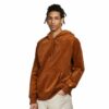 HOODED CORD SWEAT