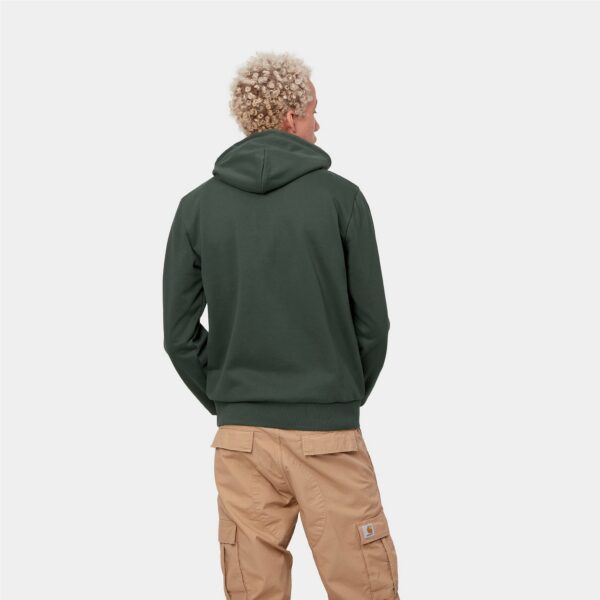 HOODED SCRIPT EMBROIDERY SWEAT - Afbeelding 2