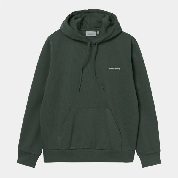 HOODED SCRIPT EMBROIDERY SWEAT - Afbeelding 3