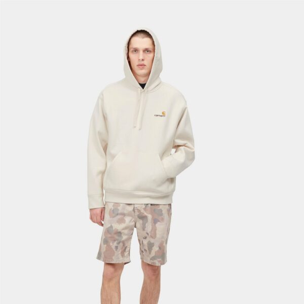 HOODED AMERICAN SCRIPT SWEAT