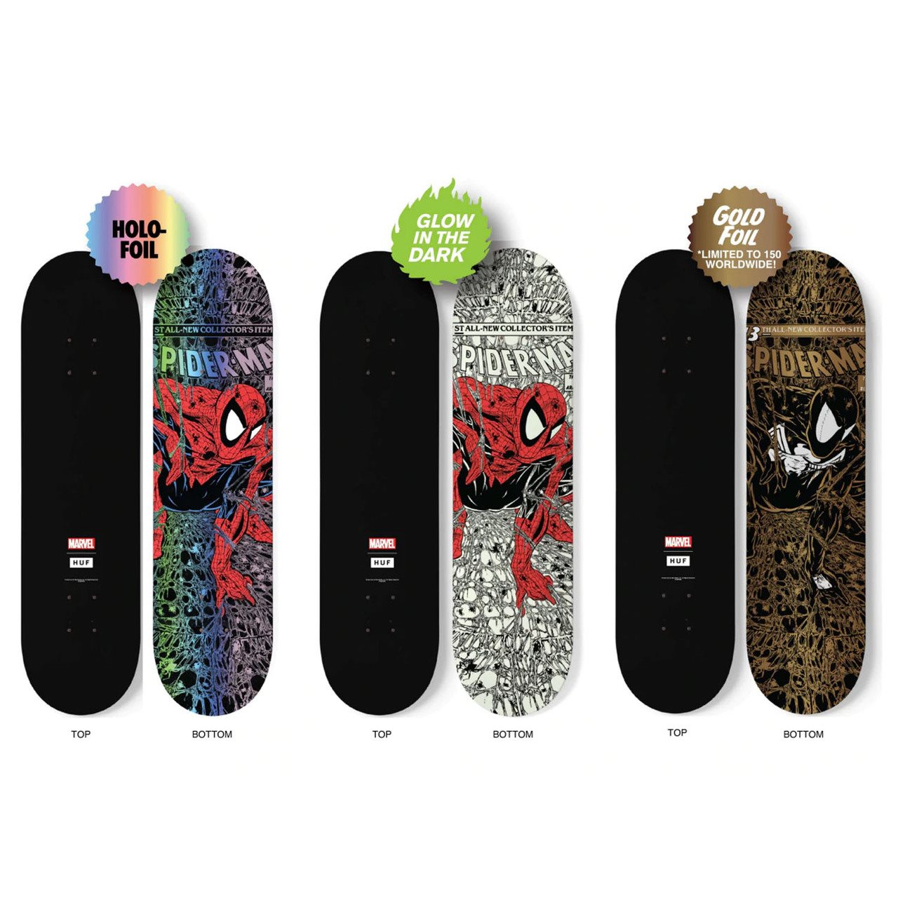 HUF スパイダーマン デッキ