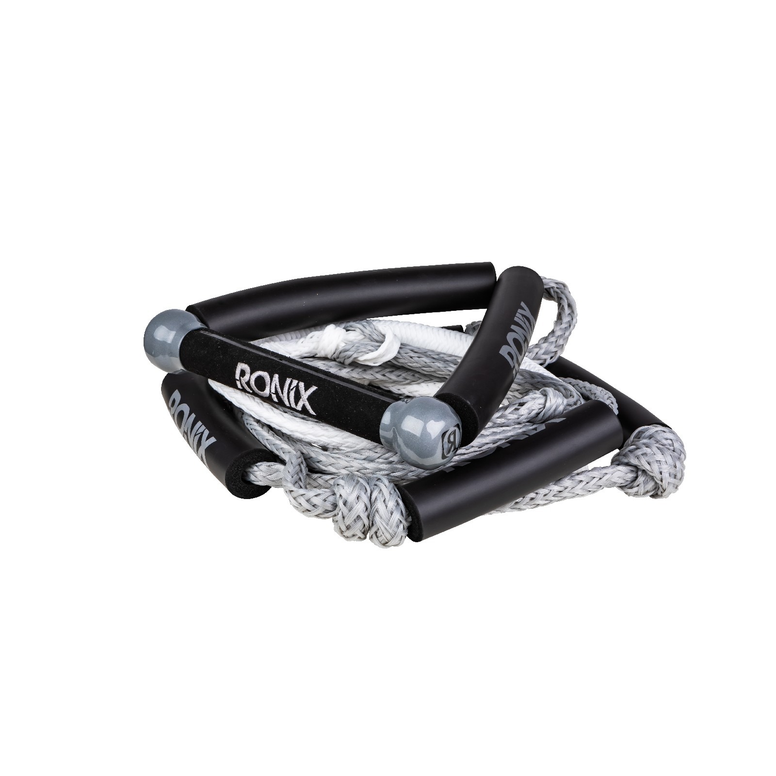 Ronix Surf Rope Bungee w/10in Handle w/25ft Rope Package - Silver