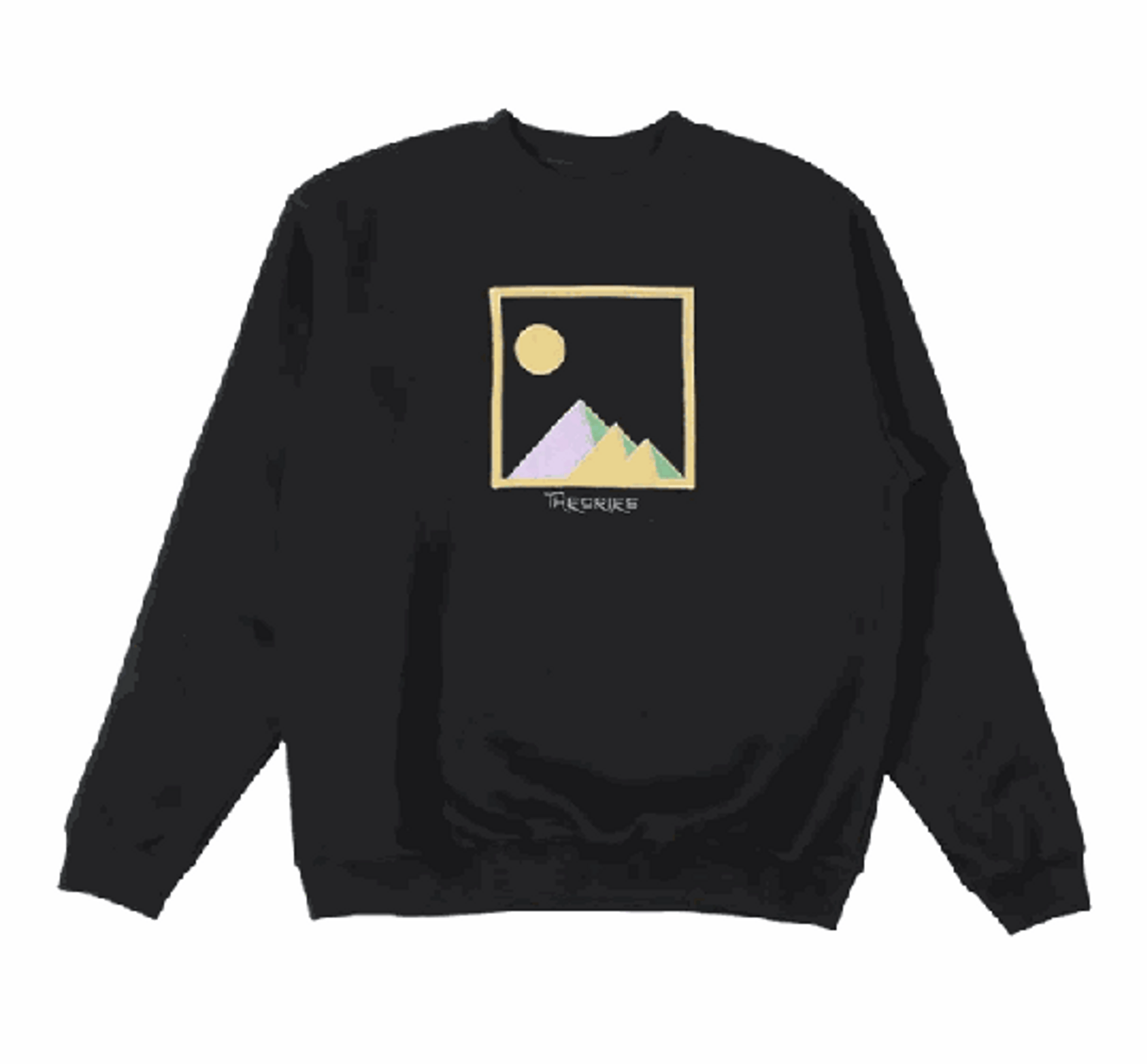 GIZA  APPLIQUE CREWNECK